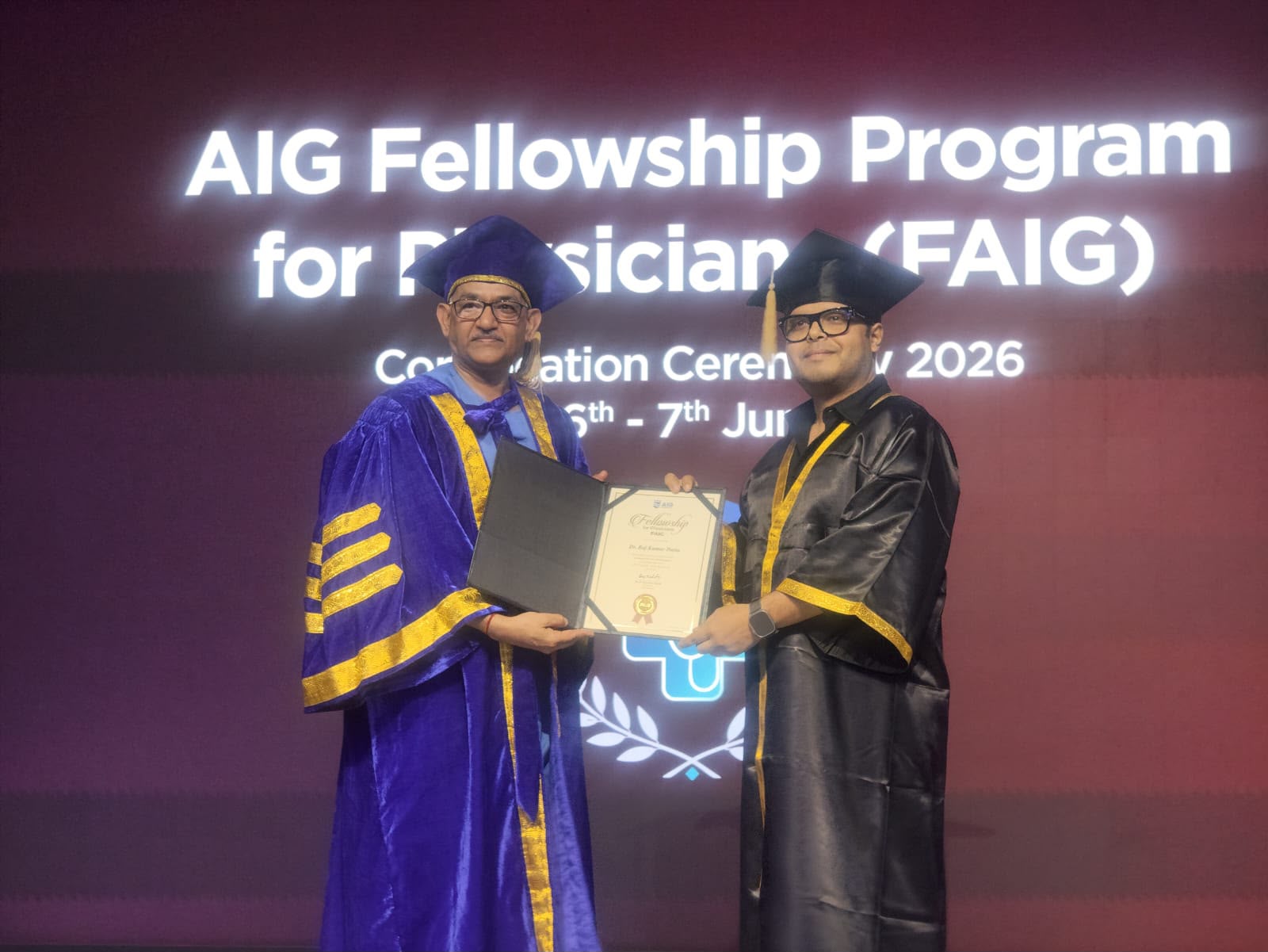 Dr. Raj Dutta fellowship ceremony